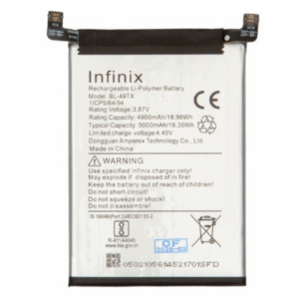 BATTERIE INFINIX NOTE 30i ORG
