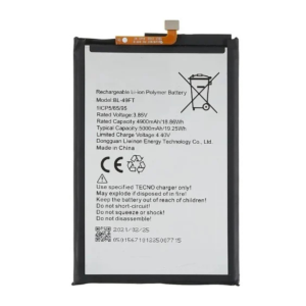 BATTERIE TECNO SPARK 8 / 8C ORIGINAL